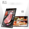 43 inch Wall-mounted digital menu board in restaurant